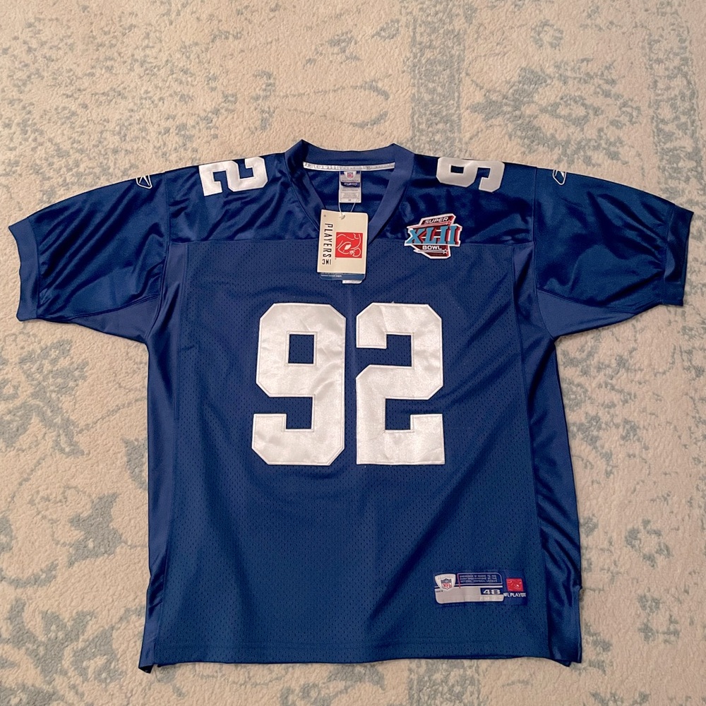 New York Giants Michael Strahan Super Bowl Jersey #92 / New with tags